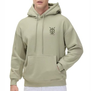 Nuevas sudaderas con capucha básicas para hombre, de alta calidad, transpirables, ligeras, con logotipo personalizado y bolsillo frontal. - Product Image 5