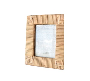 Hand Made Design Rattan Photo <b>Frame</b> Rattan <b>Picture</b> <b>Frame</b> Woven Photo <b>Frame</b> Natural Rattan Photo <b>Frame</b> At Factory <b>Wholesale</b> Price - Product Image 1
