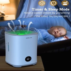 Umidificatore Silenzioso con Caricamento dall'Alto da 0,79 Galloni con Umidostato e Timer, per Camera da Letto, Senza Nebbia, Filtri Inclusi, Durata 10-17 Ore - Product Image 6