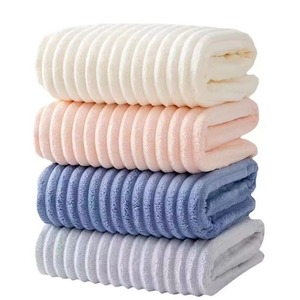 Serviette de toilette tendance pour adultes en coton épais, doux, absorbant, écologique et à séchage rapide, OEM, vente en gros, commandes en gros, coton tissé - Product Image 2