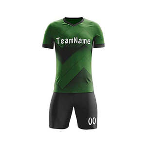 ชุดฟุตบอลแบบปรับแต่งได้ เสื้อและกางเกงขาสั้นผ้าโพลีเอสเตอร์ เหมาะสำหรับสโมสร โรงเรียน และทีม - Product Image 6