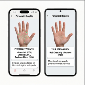 Aplicación de Palmistry de Royalcraft – Lectura de Manos, Análisis de Líneas de Vida, Guía de Perspectivas sobre Personalidad y Futuro para IOS/Android y MAC - Product Image 3
