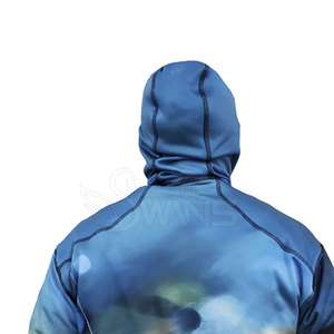 Maillots de pêche respirants et imperméables en polyester 100 % fabriqués en usine, nouveau style, imprimés par transfert thermique, UPF 50, vente en gros - Product Image 5