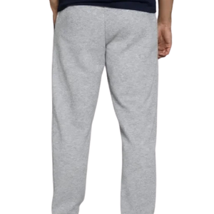 Men's Fleece Jogger <b>Trousers</b> Regular Fit <b>Elastic</b> <b>Waist</b> Casual Sweatpants <b>with</b> Side Pockets Cuffed Ankle Comfortable Daily Wear - Product Image 2