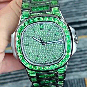 Venta al por mayor de relojes de lujo Moissanite | VVS Iced Out Skeleton Presidential Diamond Tester - Product Image 5