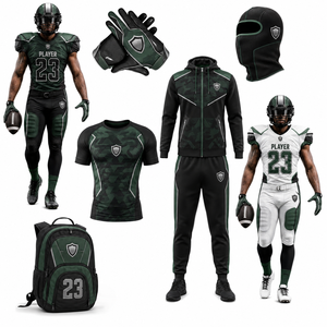 Uniforme de Fútbol Americano Personalizado, Sublimado, Ajustado, para Hombre, 100% Poliéster, para Todas las Temporadas - Product Image 3