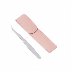 KIMBEL Precision Nano Grip Stainless Steel Volume Eyelash <b>Extension</b> Tweezers with Smooth <b>Tip</b> Boot Design - Product Image 2