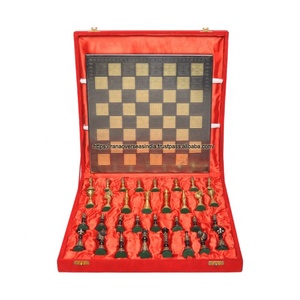 Handcrafted Brass Solid <b>Chess</b> Set Decorative Board Game <b>Chess</b> Pieces Gifting Display Luxury Traditional Design Metal Handicraft - Product Image 2