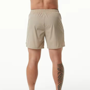 Shorts de sport pour hommes, respirants, à séchage rapide, pour la course à pied, la gym et l'entraînement, avec cordon de serrage à la taille - Product Image 4