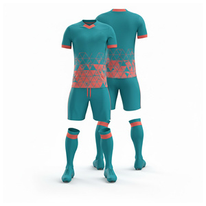 Uniforme de Fútbol Personalizado para Equipos |   Tallas para Hombres, Mujeres y Jóvenes |   Ropa Deportiva Ligera de Secado Rápido al por Mayor - Product Image 2