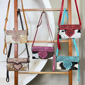 Nouvelle collection 2026 : Sac bandoulière en cuir de vachette fait main avec dragonne, mini-sac pochette grande capacité pour femme - Product Image 4