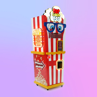 Machine à Popcorn Distributrice, Distributeur de Popcorn à Monnayeur, Distributeurs Automatiques Numériques