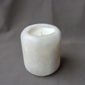 Premium Solid Alabaster Stone Votive <b>Candle</b> Holder Handcrafted Decorative Lighting Accent for Luxury Home Gift <b>Bulk</b> Export - Product Image 2