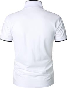 Polo décontracté pour homme en gros, manches courtes, respirant, 100 % polyester et coton de haute qualité - Product Image 2
