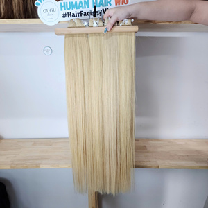 ผม GUGU แท้ 100% ผมเวอร์จินเวียดนามแบบดิบ  ถักสองชั้นด้วยเครื่องจักร  แบบตรง  น้ำหนัก 100 กรัม - Product Image 3