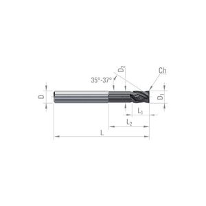 DIXI 7824 Frese 2 dimensioni serie corta, sganciate - Product Image 1