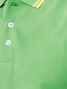 เสื้อเชิ้ตแขนสั้นสีเขียวสำหรับผู้ชาย ผ้าฝ้ายอ๊อกซ์ฟอร์ดสีพื้น ระบายอากาศได้ดี ทรงปกติ ดีไซน์กระดุม แห้งเร็ว - Product Image 6