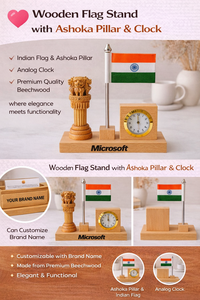 Porte-stylo en bois personnalisé avec impression pour cadeaux d'entreprise, Nouvel An chinois et Thanksgiving - Product Image 3