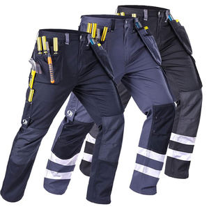 Pantalones de Trabajo de Alta Visibilidad para Hombre RICSA INTERNATIONAL con Franjas Reflectantes, Bolsillos para Herramientas, Certificación CE, Detección de Agujas, Poliéster - Product Image 1