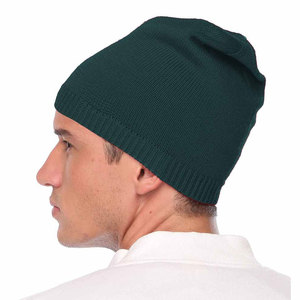 Gorro Clásico de Punto con Diseño de Pata de Gallo, Unisex, Cálido, Estilo Urbano, Color Gris Carbón, Gorro Geométrico con Borde Acanalado - Product Image 2
