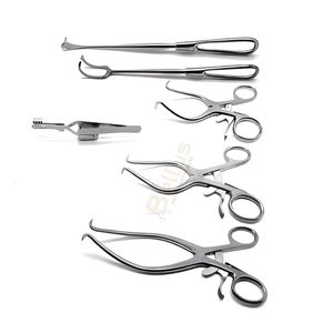 Retractor Cervical Profesional Estilo Cloward, de Acero Inoxidable, Manual, Instrumento Quirúrgico Ortopédico para Columna Vertebral, con Certificación CE - Product Image 6