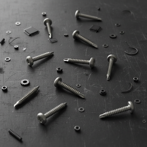 Vis à tête cylindrique métriques en acier inoxydable 304, zinguées, filetage grossier, classe 8.8 - Product Image 5