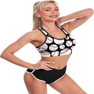 Factory's 2025 Best Selling Women's Originals <b>Plus</b> <b>Size</b> Breathable Sports <b>Bralette</b> Pullover Spandex/Nylon New Arrival Medium - Product Image 5