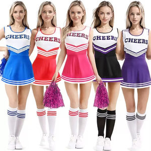Tenue de cheerleading respirante pour filles avec logo personnalisé pour les événements scolaires et les compétitions de cheerleading - Product Image 1