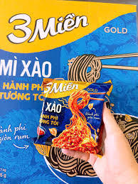 3Mien Instant Noodles Fried Scallion Garlic <b>Sauce</b> 75g Pack Vietnam Made - Product Image 4
