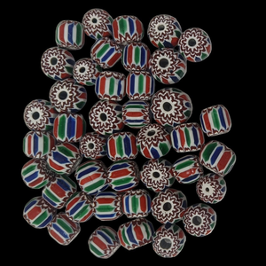 Cuentas de Vidrio Estrella Artesanales Personalizadas, Estilo Africano, Venta al por Mayor Directa de Fábrica, Cuentas Espaciadoras Sueltas a Granel - Product Image 1