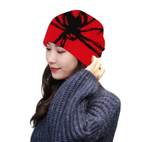 Bonnet en tricot unisexe coupe-vent, dernier design 2026 |   Casquette Spider de haute qualité pour étudiants et adultes |   OEM