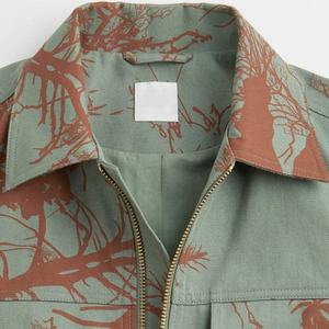 Veste en jean pour homme avec logo personnalisé, style rétro vintage, vêtements décontractés d'extérieur, veste en jean en coton pour homme, coupe-vent - Product Image 5