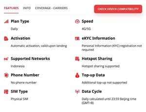 Carte SIM électronique de voyage 5G pour l'Inde, 2 Go/jour, Internet mobile haut débit, 3-30 jours, activation instantanée par code QR - Product Image 2