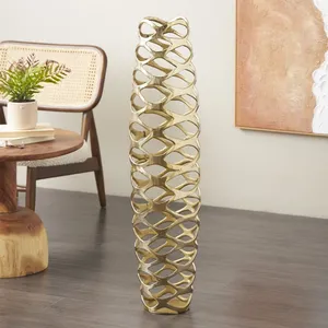 Handmade Modern <b>Iron</b> Flower Vase Premium Decorative Centerpiece for Living Room Bedroom Office Reception Hotel Lobby Restaurant - Product Image 4