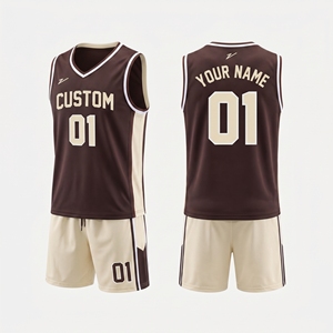 ชุดเสื้อบาสเก็ตบอลตาข่ายแบบกลับด้านได้ พิมพ์ลายสองด้าน ผ้าโพลีเอสเตอร์ 100% ระบายอากาศ แห้งเร็ว ซึมซับเหงื่อ - Product Image 2