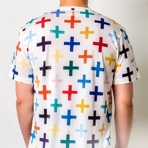 เสื้อยืดผู้ชายสำหรับกิจกรรมกลางแจ้ง ผ้าฝ้ายถัก 100% ระบายอากาศได้ดี เสื้อผ้าลำลองสำหรับเดินป่า ตั้งแคมป์ ท่องเที่ยว และสวมใส่ในชีวิตประจำวัน - Product Image 3