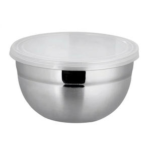 Bol en acier inoxydable isolé à Double paroi résistant à la chaleur pour soupe, riz, crème, bol allemand avec couvercle en acier inoxydable - Product Image 1