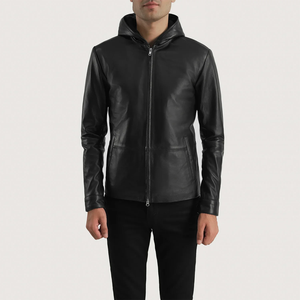Veste en cuir pour homme de qualité supérieure, classique et personnalisée, durable et respirante, style écologique, à prix raisonnable, en vente - Product Image 1