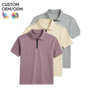 เสื้อผ้าผู้ชายลำลอง ระบายอากาศได้ดี ผลิตจากผ้าฝ้ายถัก 100% รับผลิตแบบ OEM ODM |   เสื้อยืดสีพื้นแขนสั้น สกรีนโลโก้ด้านหน้า สำหรับผู้ซื้อจำนวนมาก - Product Image 5