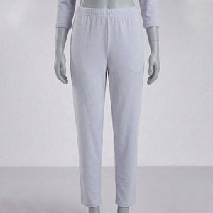 Ensemble 2 pièces décontracté et sobre pour filles, hauts et pantalons, broderie, 100% polyester, Abaya islamique d'automne, vêtements pour femmes adultes - Product Image 4