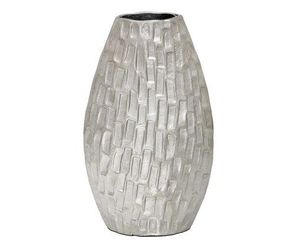 Vase à fleurs en métal contemporain de qualité supérieure, centre de table décoratif pour salon et salle à manger, design élégant et durable - Product Image 4