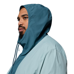 Color Block <b>Summer</b> Hooded Zip-Up Windbreaker <b>Jacket</b> for <b>Men</b> Lightweight Outdoor <b>Casual</b> Coat with Watermark and Front Logo - Product Image 6
