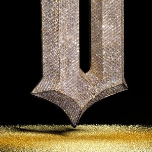 Pendentif Lettre en Argent 925 Plaqué Or 18K avec Moissanite Taille Princesse Sertie en Bezel, Breloque Prénom Personnalisée, Cadeau Bijou - Product Image 3