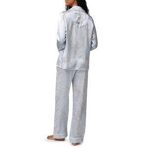 Conjunto de Pijamas de Seda Satinada de Alta Calidad 2026 para Mujer, Ropa de Dormir Suave de Seda de Hielo, Camisones de Seda para Mujer - Product Image 3