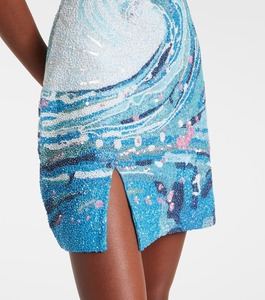 Robes de soirée / Robe de mariée longue de luxe, robe de bal avec broderie de sequins, motif fait main - Product Image 6