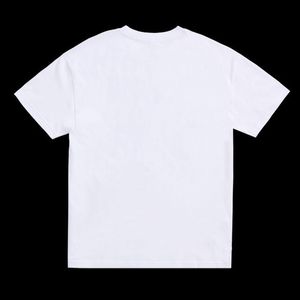 T-shirt décontracté pour homme en coton 100% bleu clair, tricoté lourd, à manches courtes et col rond - Product Image 4
