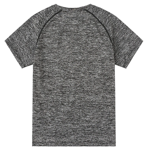 Camiseta Deportiva Personalizada para Hombre, Casual, de Algodón Tejido, Secado Rápido, Transpirable, para Gimnasio, Deportes, Running, Lisa, Corta, al Por Mayor - Product Image 3