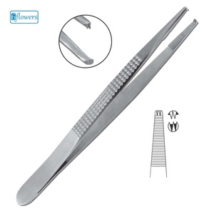 Pinzas Quirúrgicas 6flowers F5-150 con Certificación CE, con Puntas Dentadas para Uso Médico en Quirófano - Product Image 1