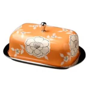 Recipiente para mantequilla de acero inoxidable con tapa, contenedor para mantequilla para mesa de comedor, para servir desayuno - Product Image 6