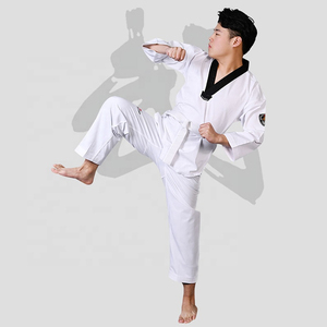Vente directe d'usine, uniforme de Taekwondo léger et respirant blanc pour l'été, adapté aux compétitions de Taekwondo - Product Image 5